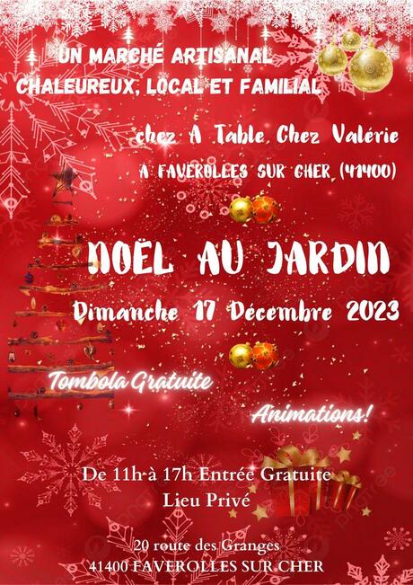 noël au jardin marché artisanal